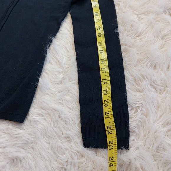 Nexus Apparel Women's Navy Full Zipper Sweater Size: XS - Picture 6 of 10